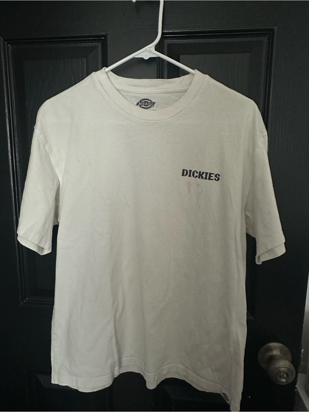 Dickies Cream Short Sleeve Logo T-Shirt